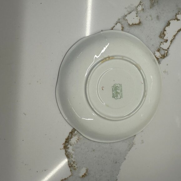 VTG SHELLEY England BRIDAL ROSE BONE CHINA TEA CUP & SAUCER COTTAGECORE FLORAL - Picture 4 of 8